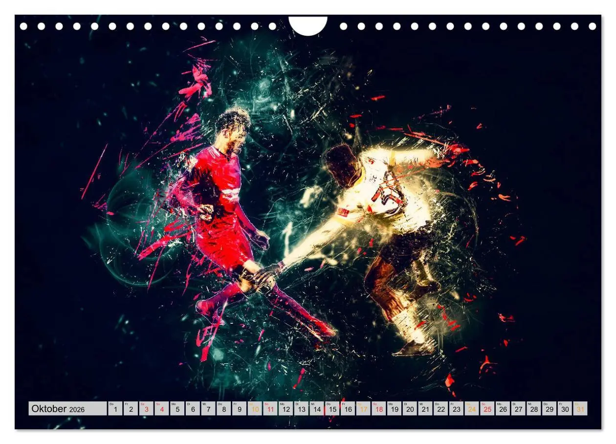 Bild: 9783457730607 | Fußball - extrem (Wandkalender 2026 DIN A4 quer), CALVENDO...