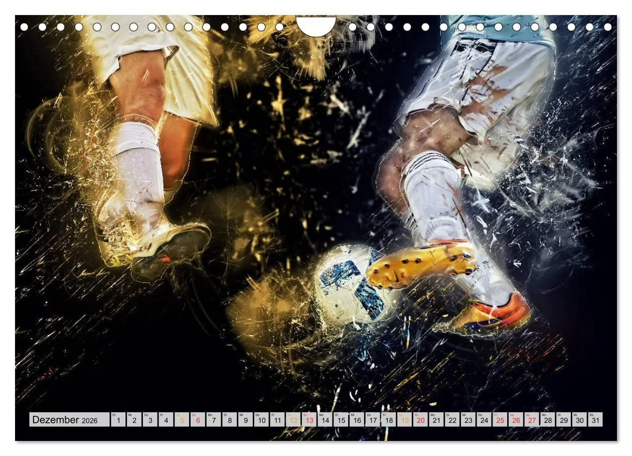Bild: 9783457730607 | Fußball - extrem (Wandkalender 2026 DIN A4 quer), CALVENDO...