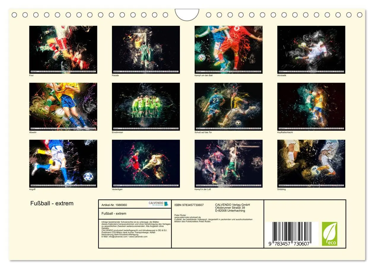 Bild: 9783457730607 | Fußball - extrem (Wandkalender 2026 DIN A4 quer), CALVENDO...