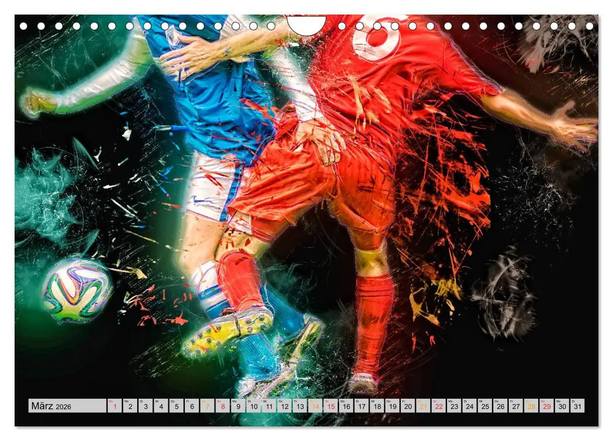 Bild: 9783457730607 | Fußball - extrem (Wandkalender 2026 DIN A4 quer), CALVENDO...