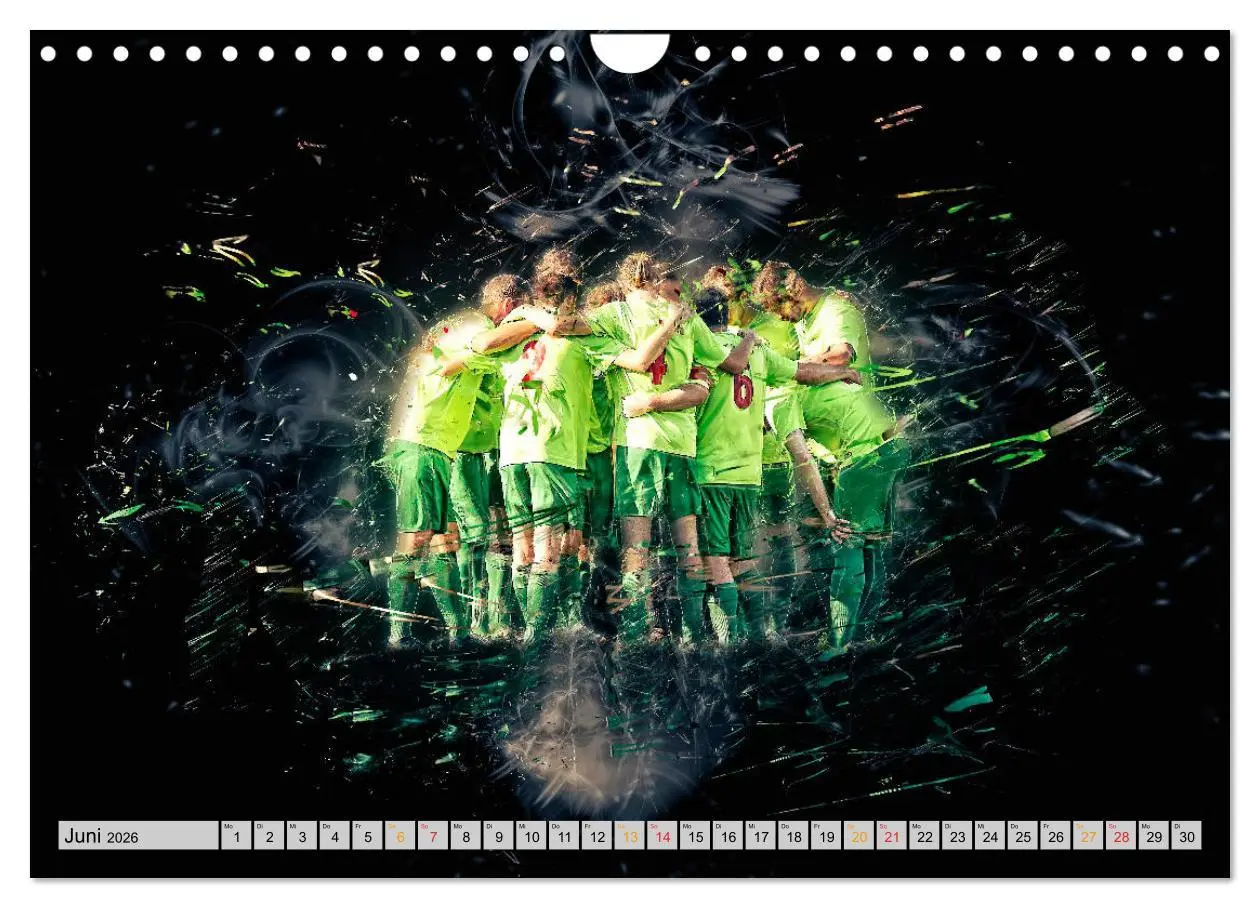 Bild: 9783457730607 | Fußball - extrem (Wandkalender 2026 DIN A4 quer), CALVENDO...