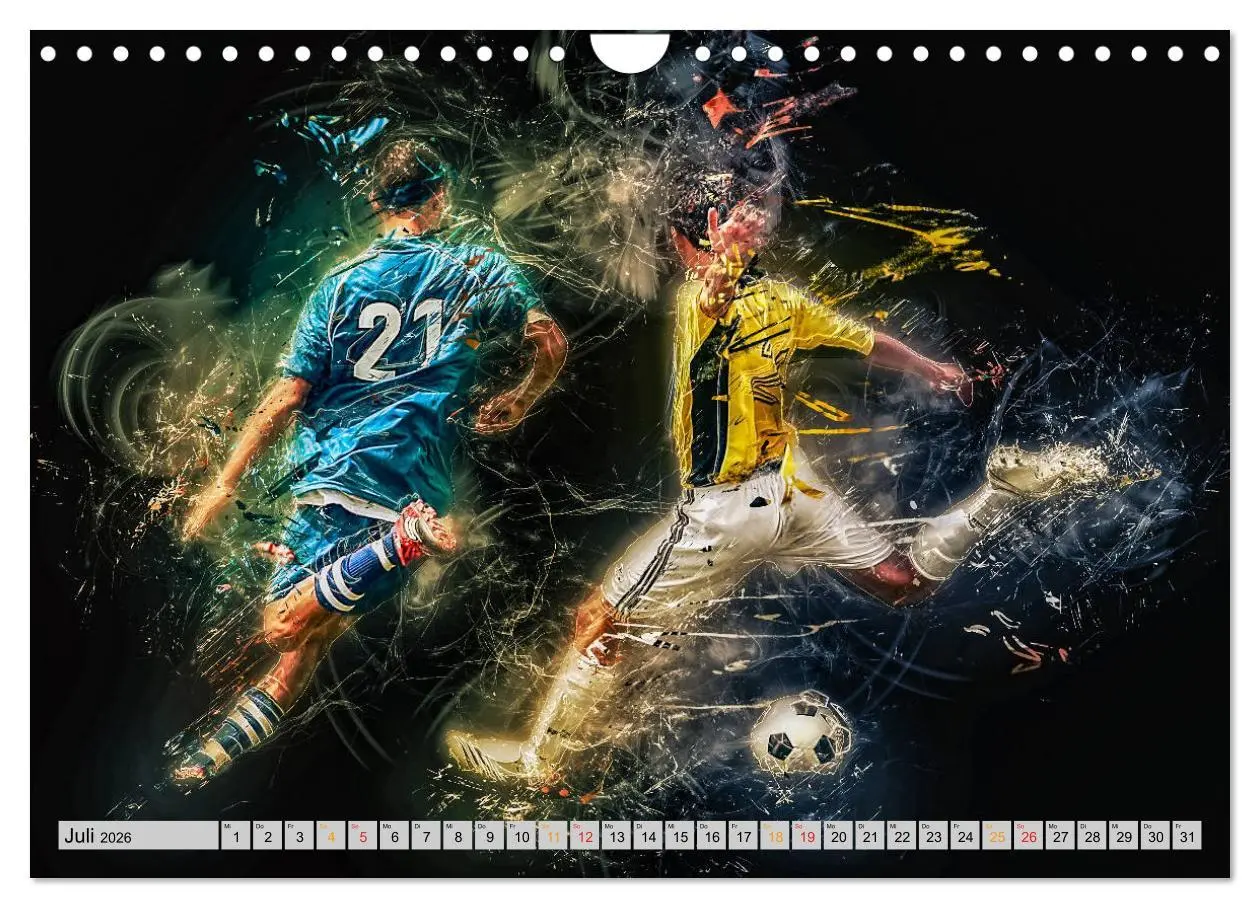 Bild: 9783457730607 | Fußball - extrem (Wandkalender 2026 DIN A4 quer), CALVENDO...