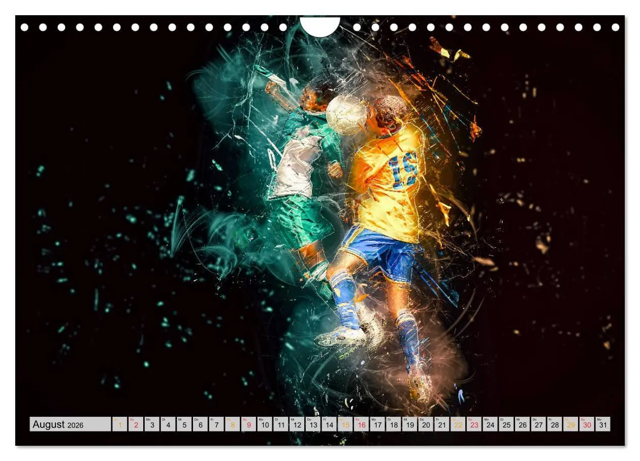 Bild: 9783457730607 | Fußball - extrem (Wandkalender 2026 DIN A4 quer), CALVENDO...