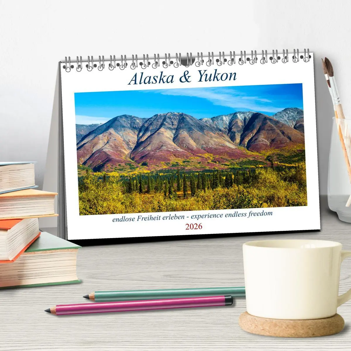 Bild: 9783457800607 | Alaska und Yukon, endlose Freiheit erleben (Tischkalender 2026 DIN...