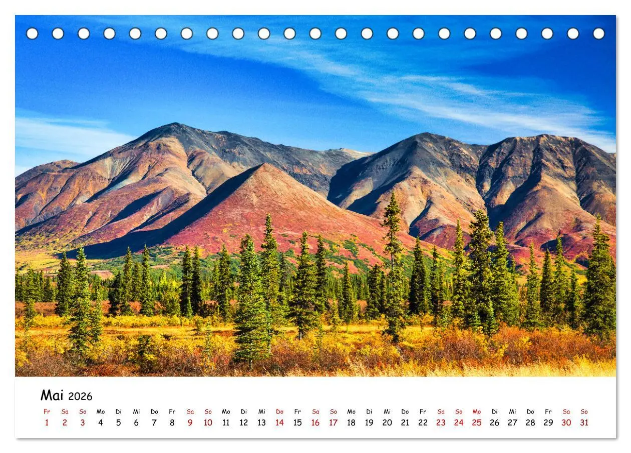 Bild: 9783457800607 | Alaska und Yukon, endlose Freiheit erleben (Tischkalender 2026 DIN...