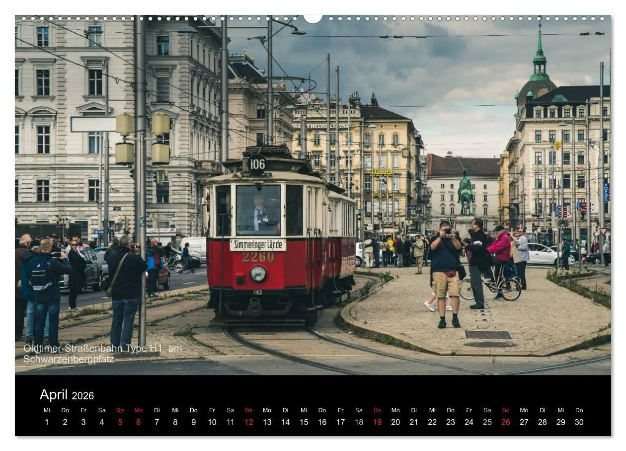 Bild: 9783457970607 | Historische Straßenbahnen in Wien (Wandkalender 2026 DIN A2 quer),...