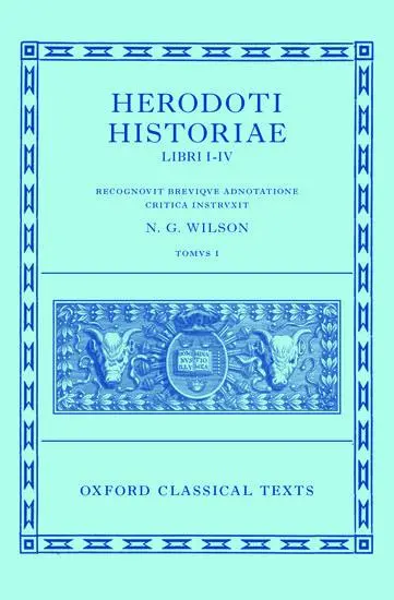 Cover: 9780199560707 | Herodoti Historiae | Libri I-IV | N G Wilson | Buch | Gebunden | 2015