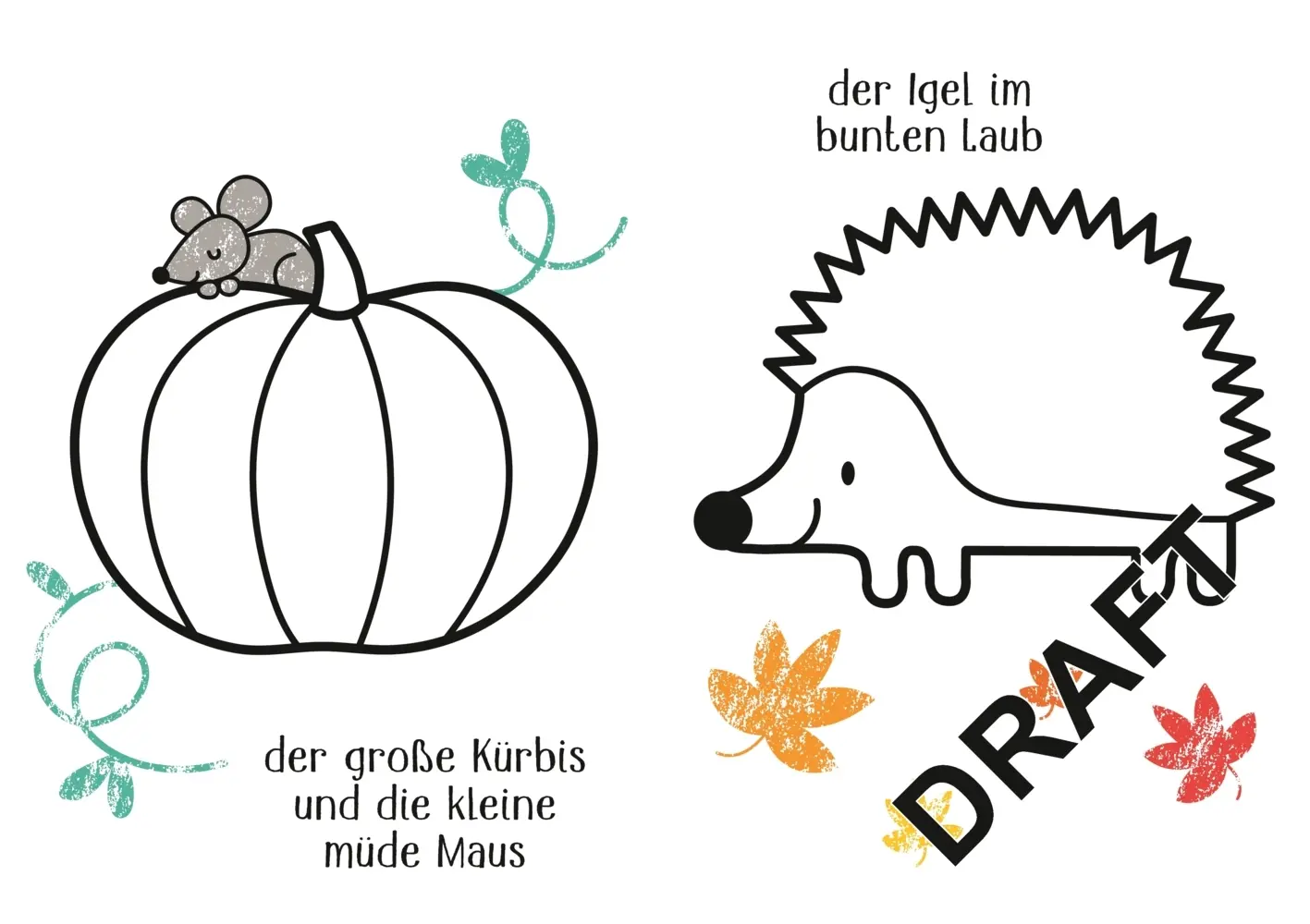 Bild: 9781035700707 | Kleine Kreativ-Werkstatt - Ganz einfach ausmalen: Herbst | Kate Nolan
