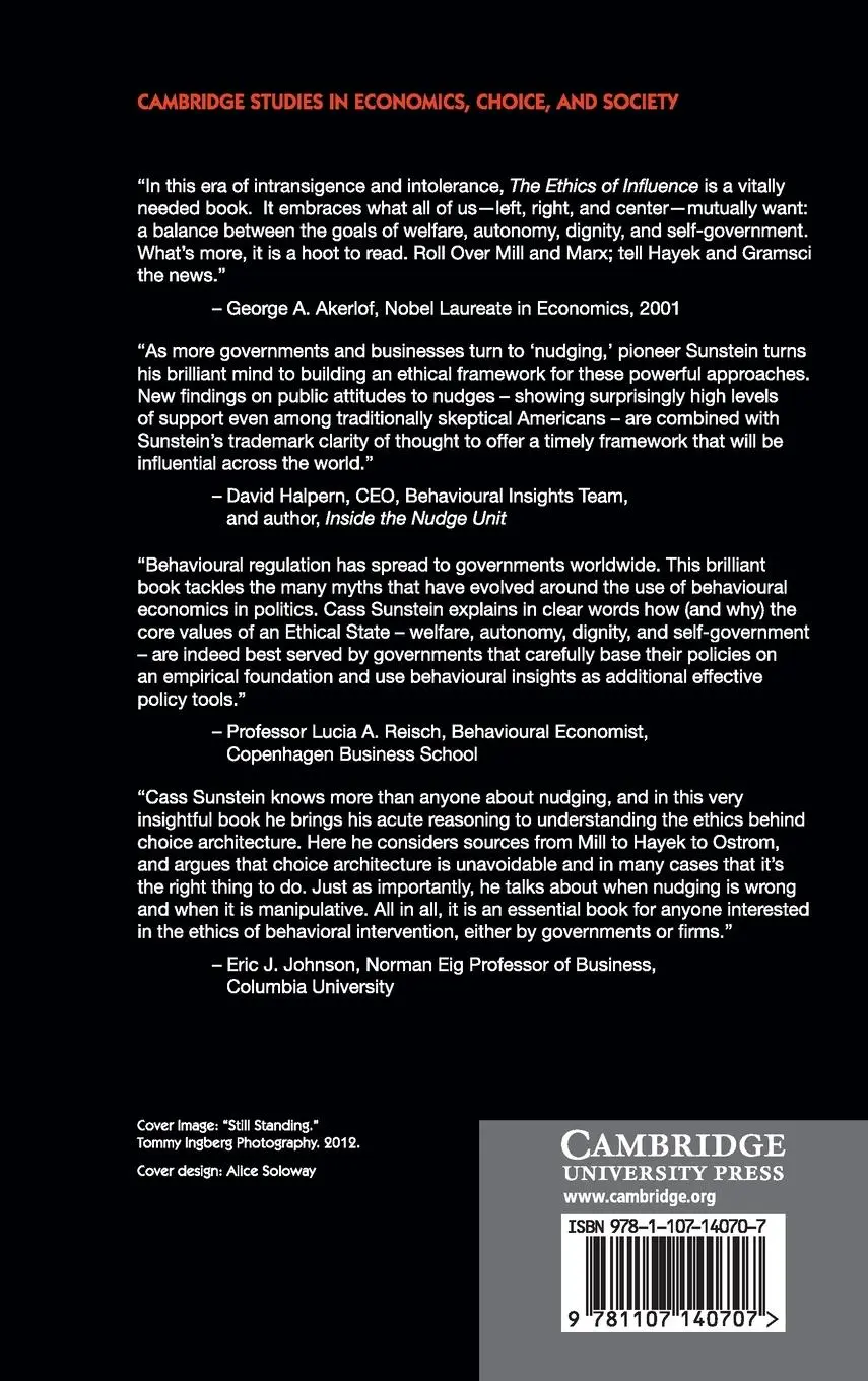 Rückseite: 9781107140707 | The Ethics of Influence | Cass R. Sunstein | Buch | Englisch | 2016