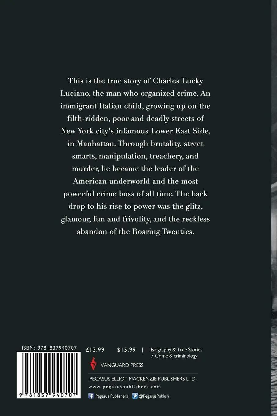 Rückseite: 9781837940707 | Charlie Lucky | The Broadway Gangster | N. J. Morgan | Taschenbuch