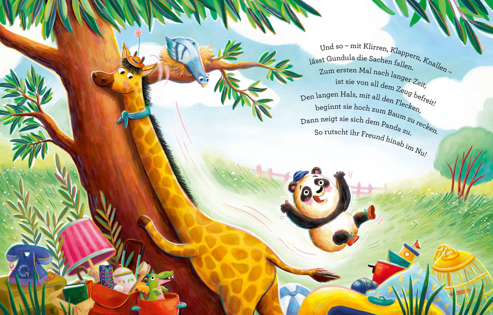 Bild: 9783219120707 | Das große Giraffen-Geraffel | Lisa Tyukodi-Tengler | Buch | 32 S.