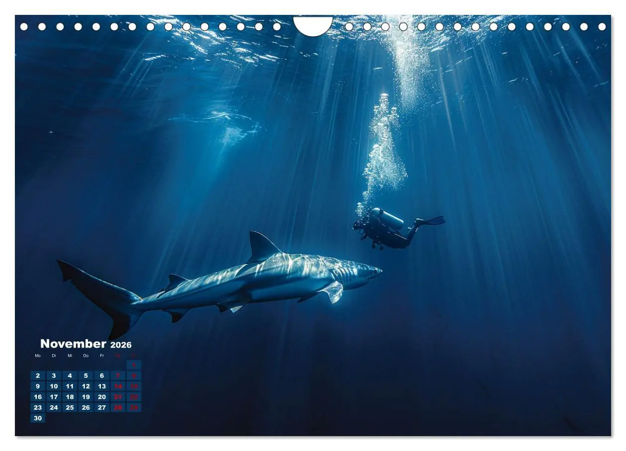 Bild: 9783457340707 | Meeresgrößen (Wandkalender 2026 DIN A4 quer), CALVENDO Monatskalender