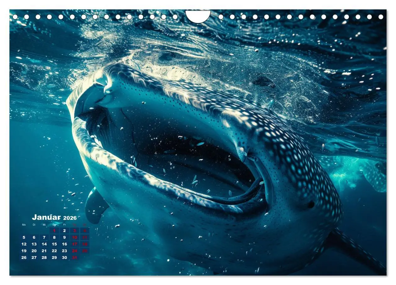 Bild: 9783457340707 | Meeresgrößen (Wandkalender 2026 DIN A4 quer), CALVENDO Monatskalender