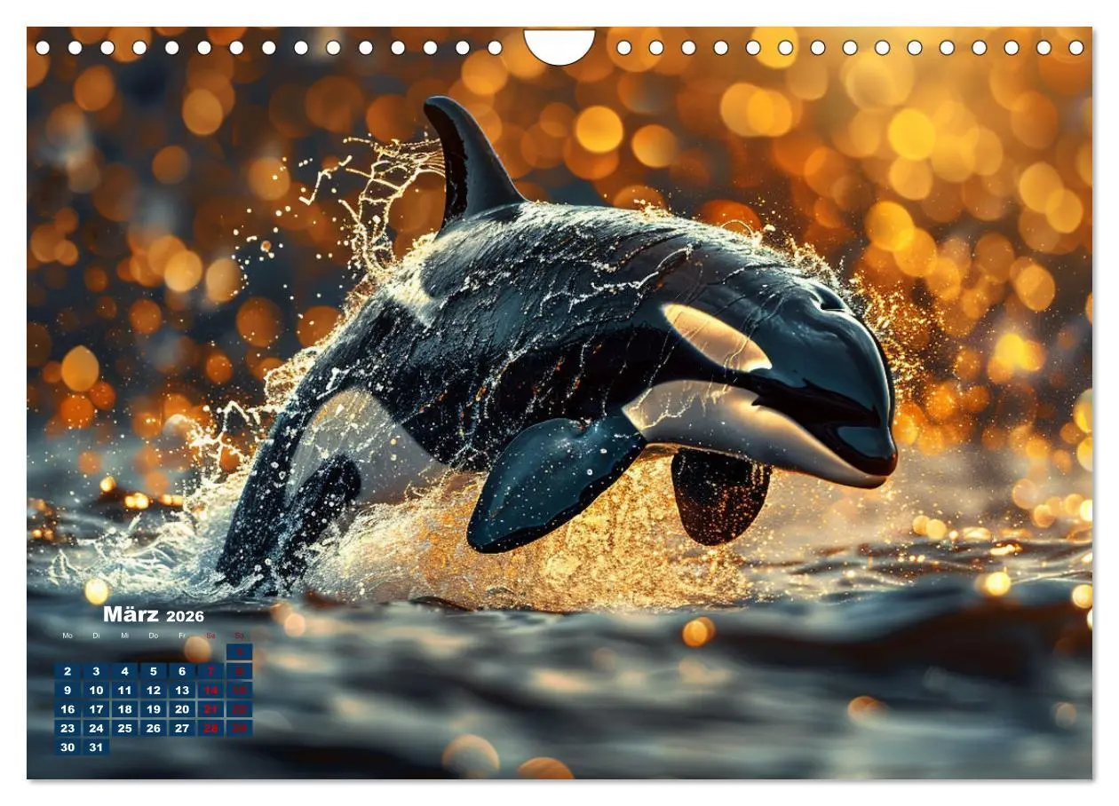 Bild: 9783457340707 | Meeresgrößen (Wandkalender 2026 DIN A4 quer), CALVENDO Monatskalender