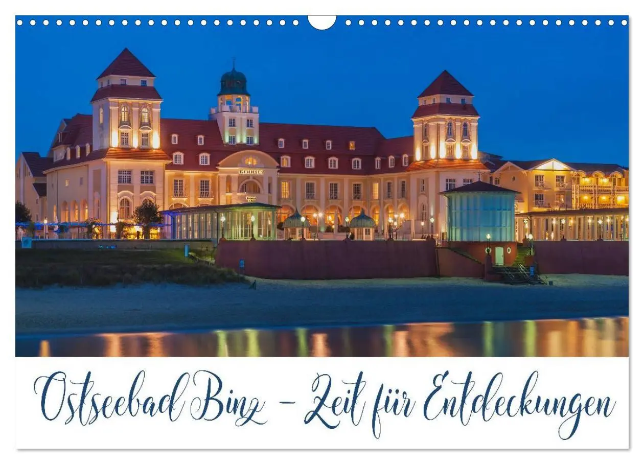Cover: 9783457960707 | Ostseebad Binz - Zeit für Erholung (Wandkalender 2026 DIN A3 quer),...