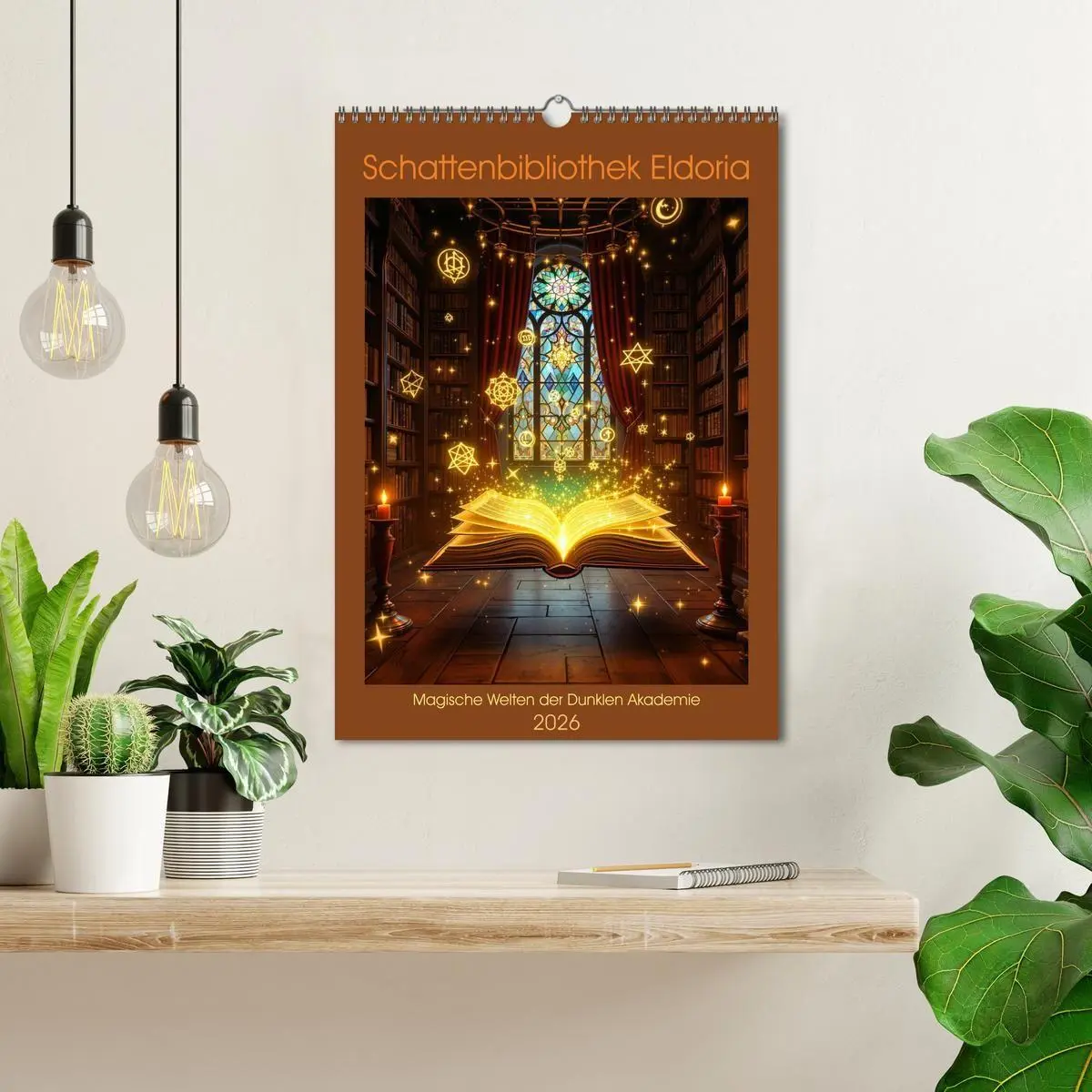 Bild: 9783516670707 | Schattenbibliothek Eldoria (Wandkalender 2026 DIN A3 hoch),...