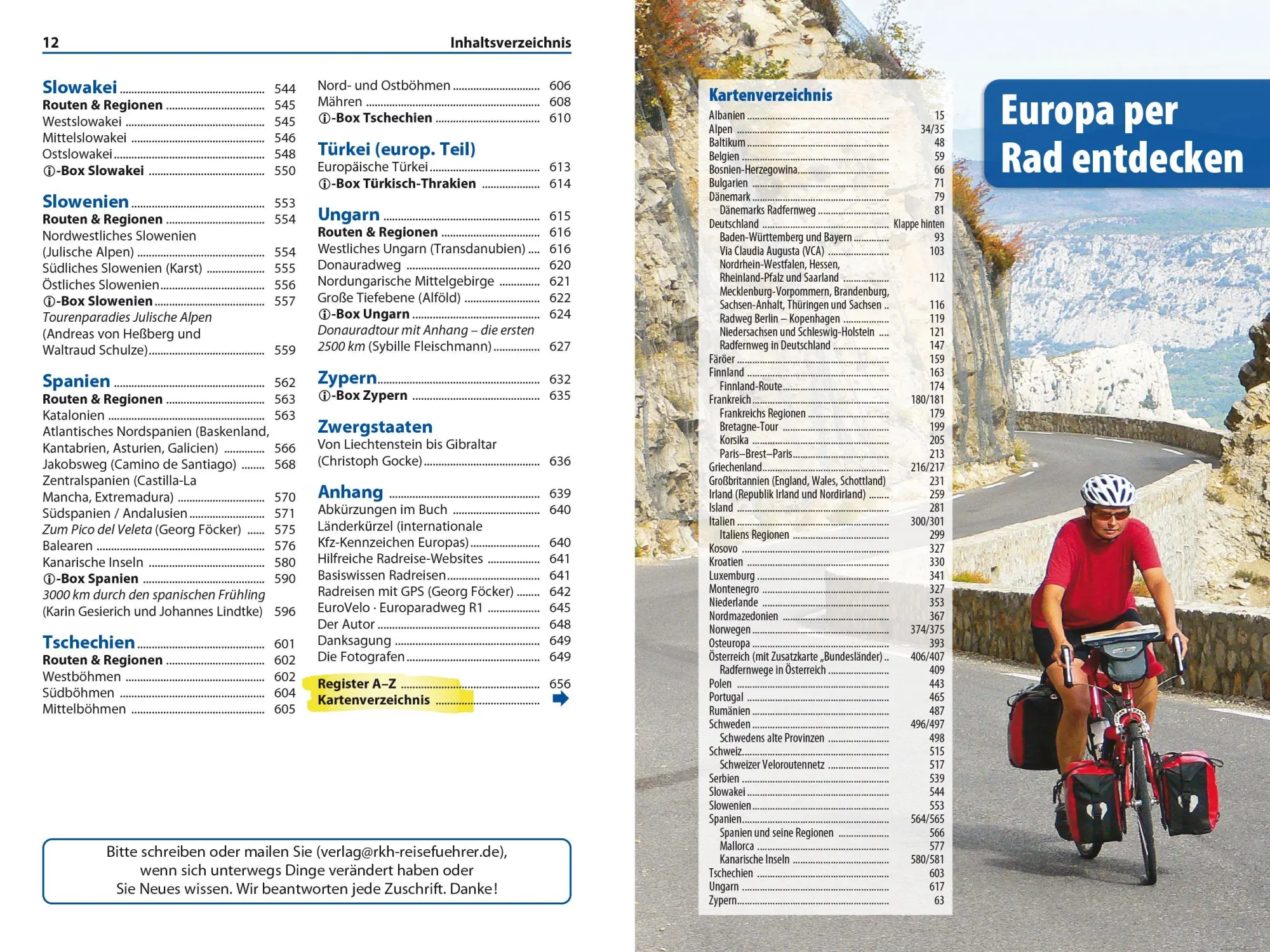 Bild: 9783689860707 | Reise Know-How Reiseführer Europa per Rad | Herbert Lindenberg | Buch