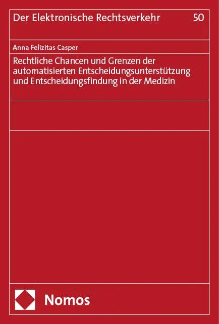 Cover: 9783756010707 | Rechtliche Chancen und Grenzen der automatisierten...
