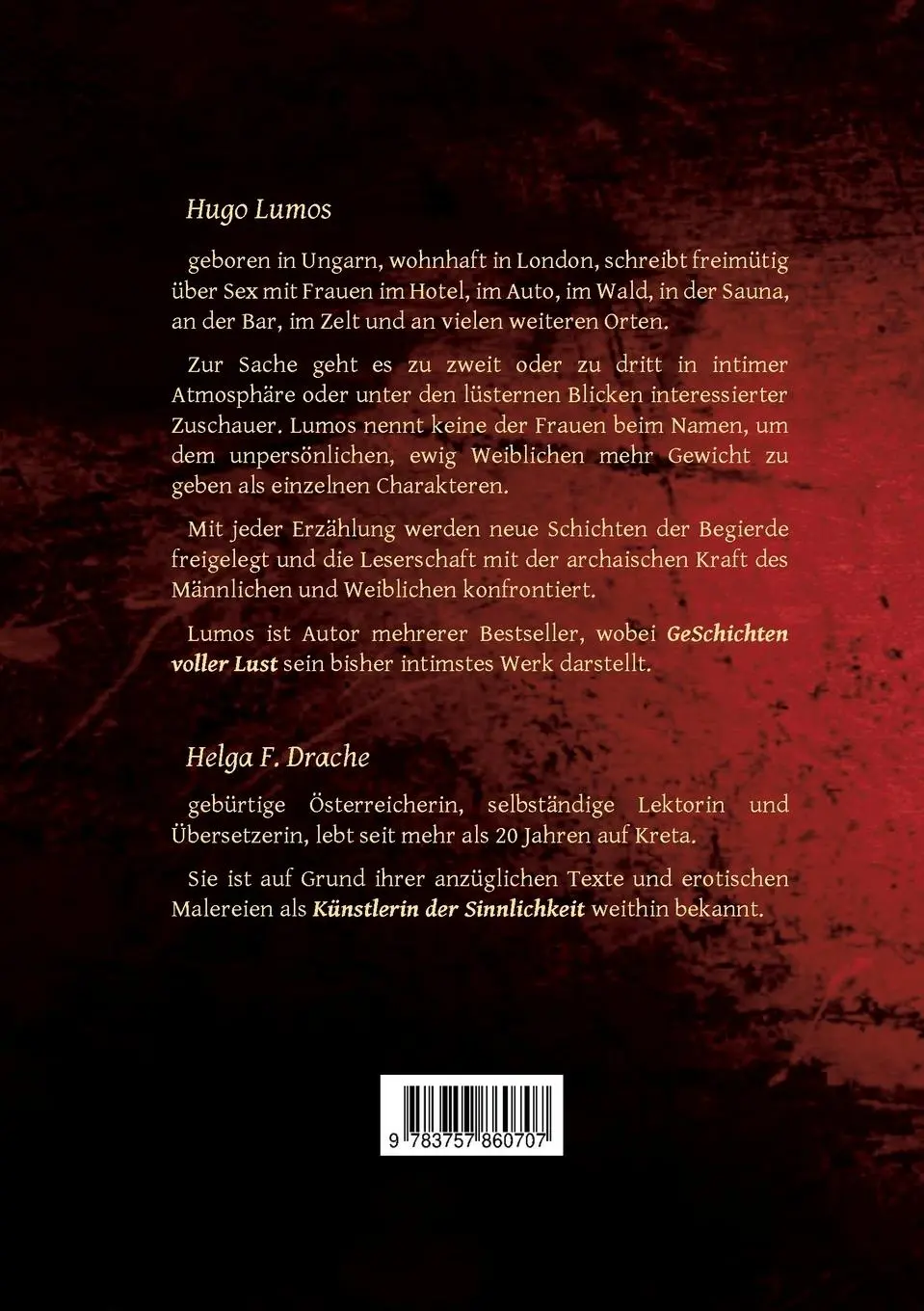 Rückseite: 9783757860707 | GeSchichten voller Lust | Hugo Lumos (u. a.) | Taschenbuch | 148 S.