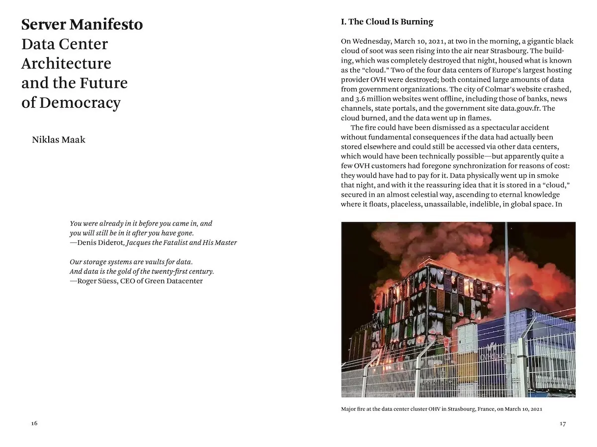 Bild: 9783775750707 | Server Manifesto | Niklas Maak | Taschenbuch | 112 S. | Englisch