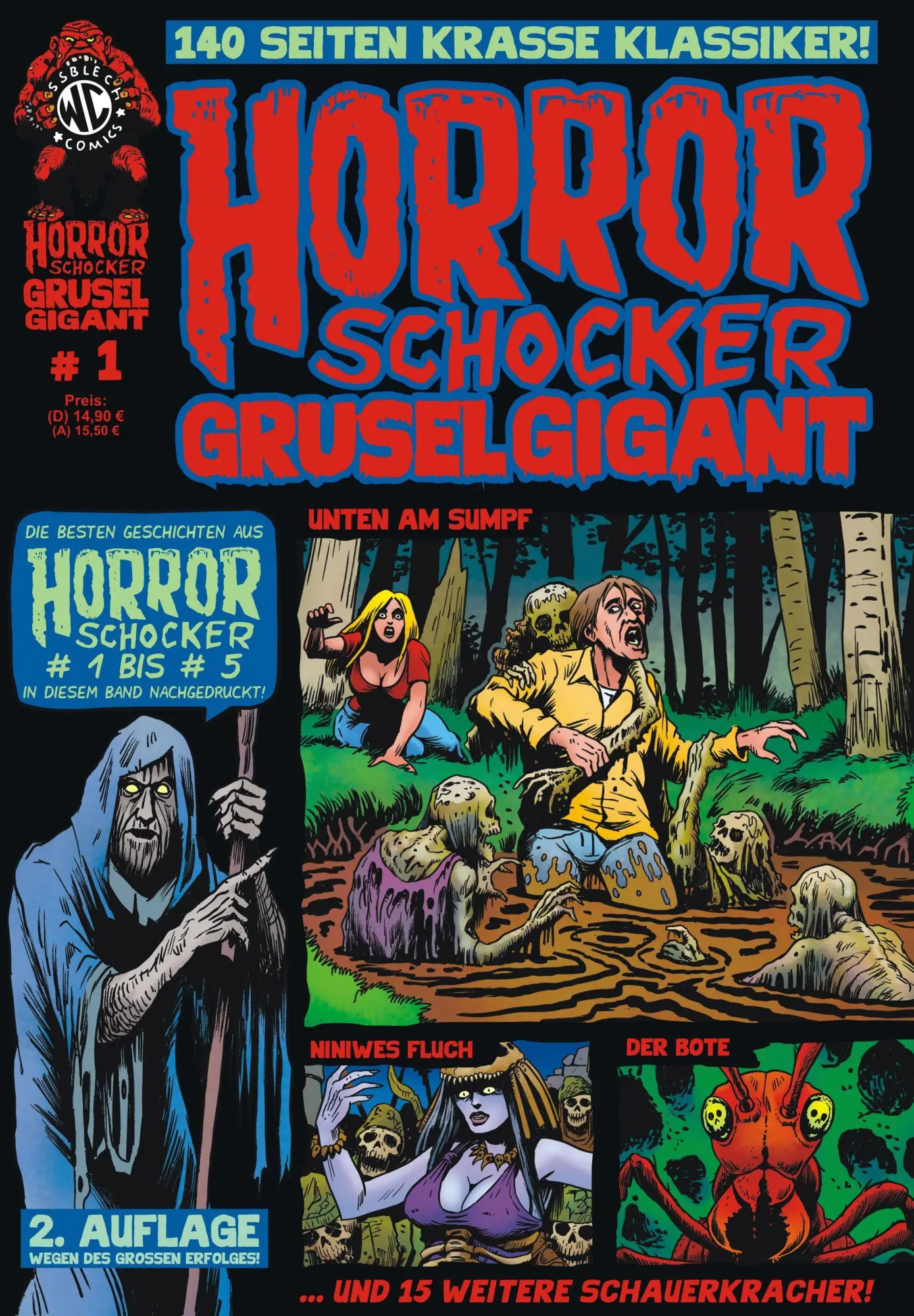 Cover: 9783869590707 | Horrorschocker Grusel Gigant 1 | Horrorschocker 1 bis 5 | Taschenbuch