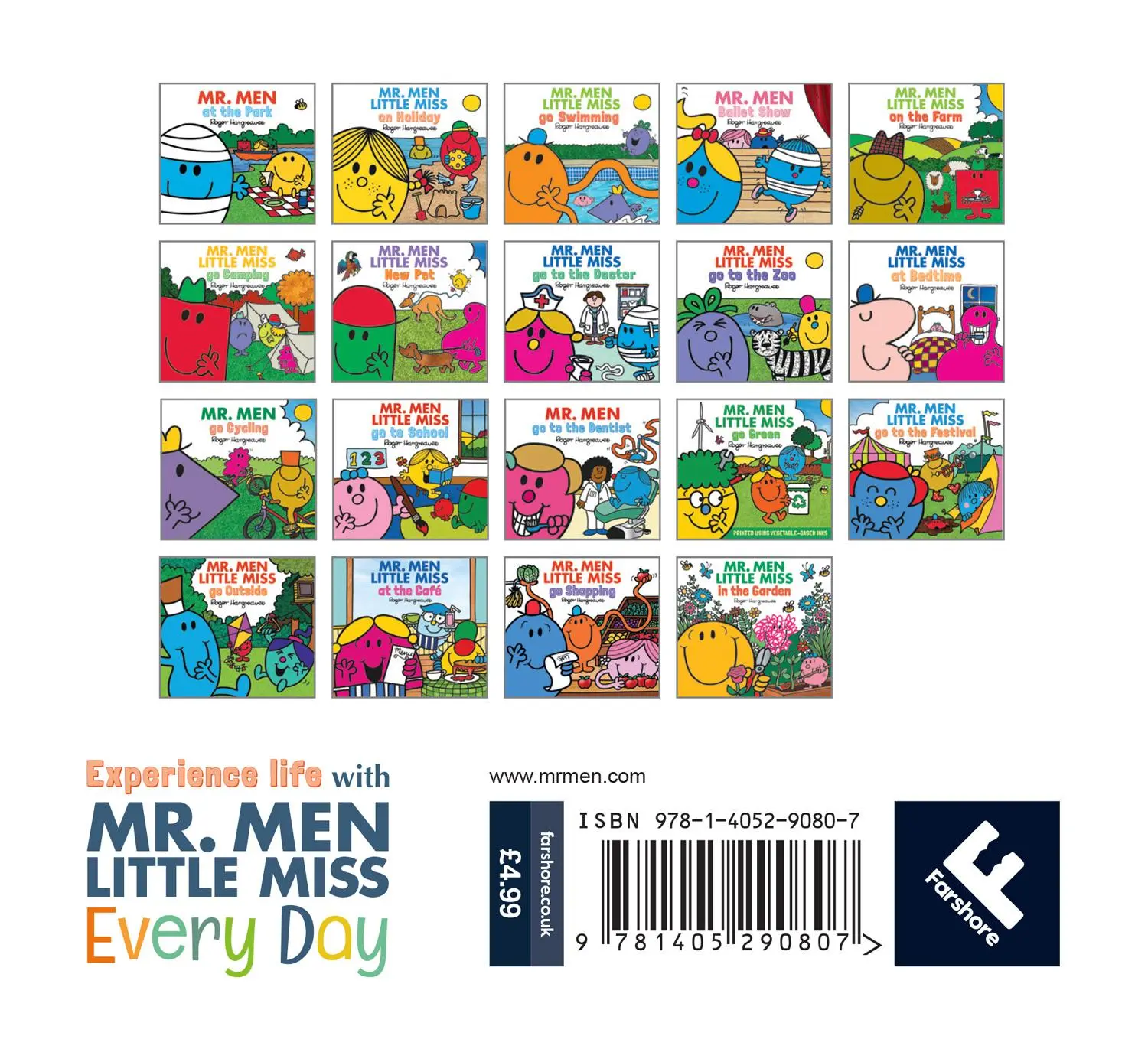 Rückseite: 9781405290807 | Mr. Men Little Miss on the Farm | Adam Hargreaves (u. a.) | Buch