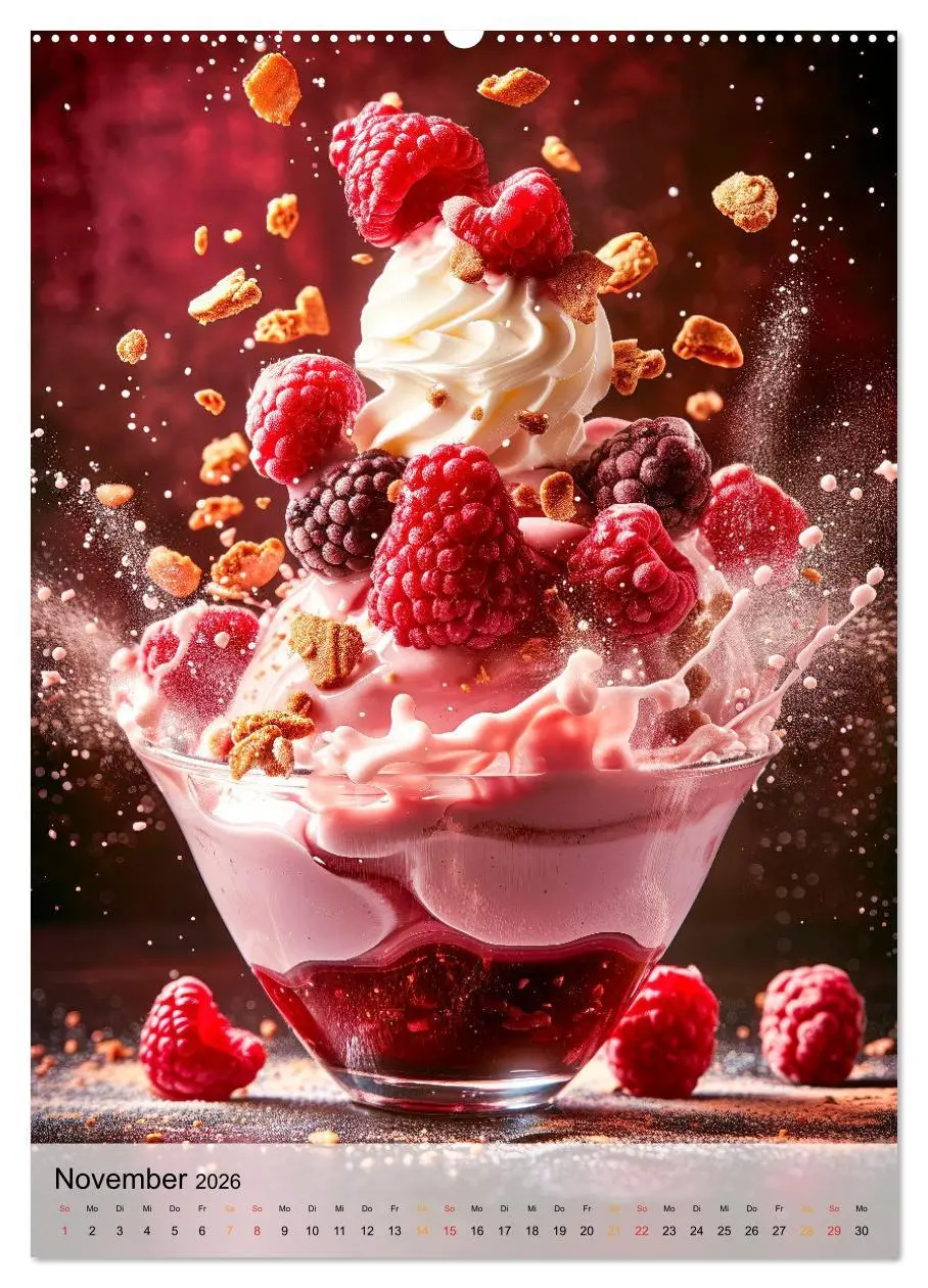 Bild: 9783516280807 | Eis - Raffinessen für Gourmets (hochwertiger Premium Wandkalender...