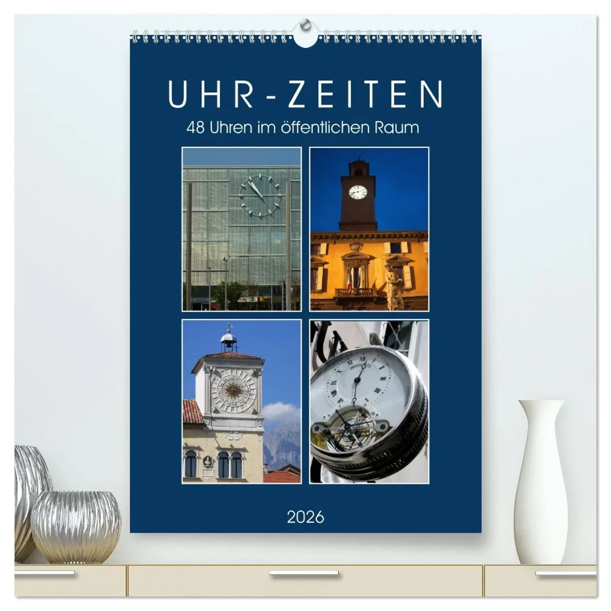 Cover: 9783516350807 | Uhr-Zeiten (hochwertiger Premium Wandkalender 2026 DIN A2 hoch),...