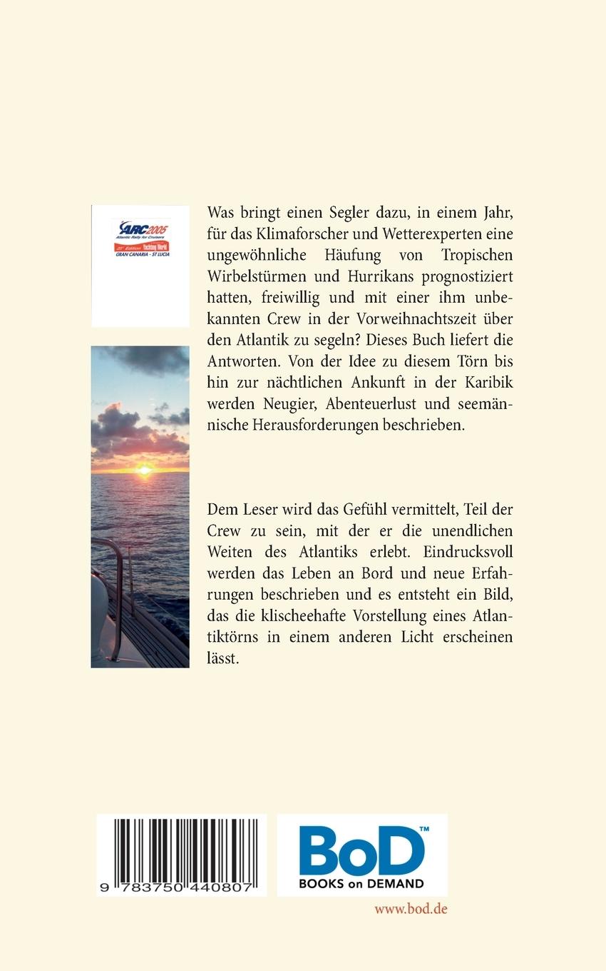 Rückseite: 9783750440807 | barfuß über den atlantik | Karl-Heinz Hapke | Taschenbuch | 260 S.