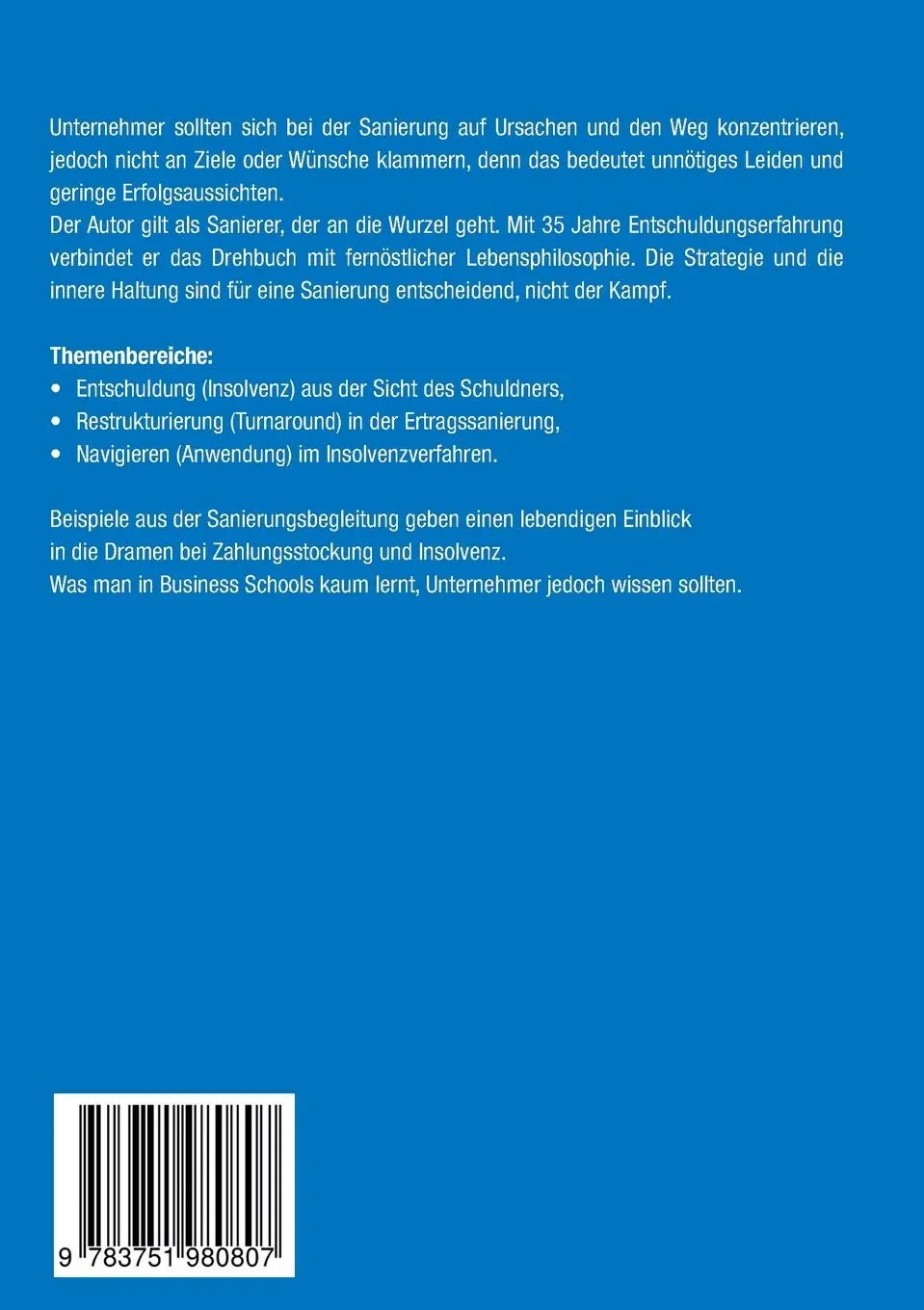 Rückseite: 9783751980807 | Restart für Gestrandete | Johann Hüthmair | Taschenbuch | 224 S.