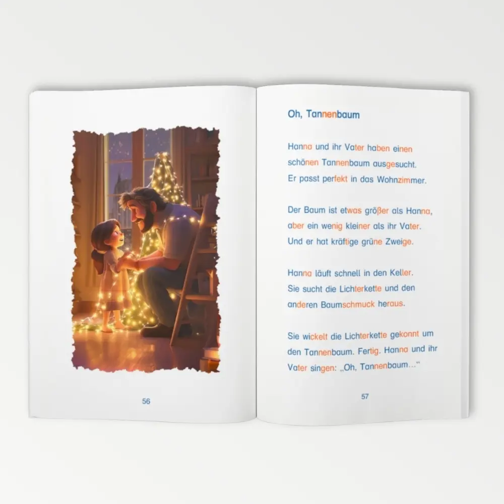 Bild: 9783988760807 | Silbenbuch 1. Klasse - Meine allerschönsten Weihnachtsgeschichten