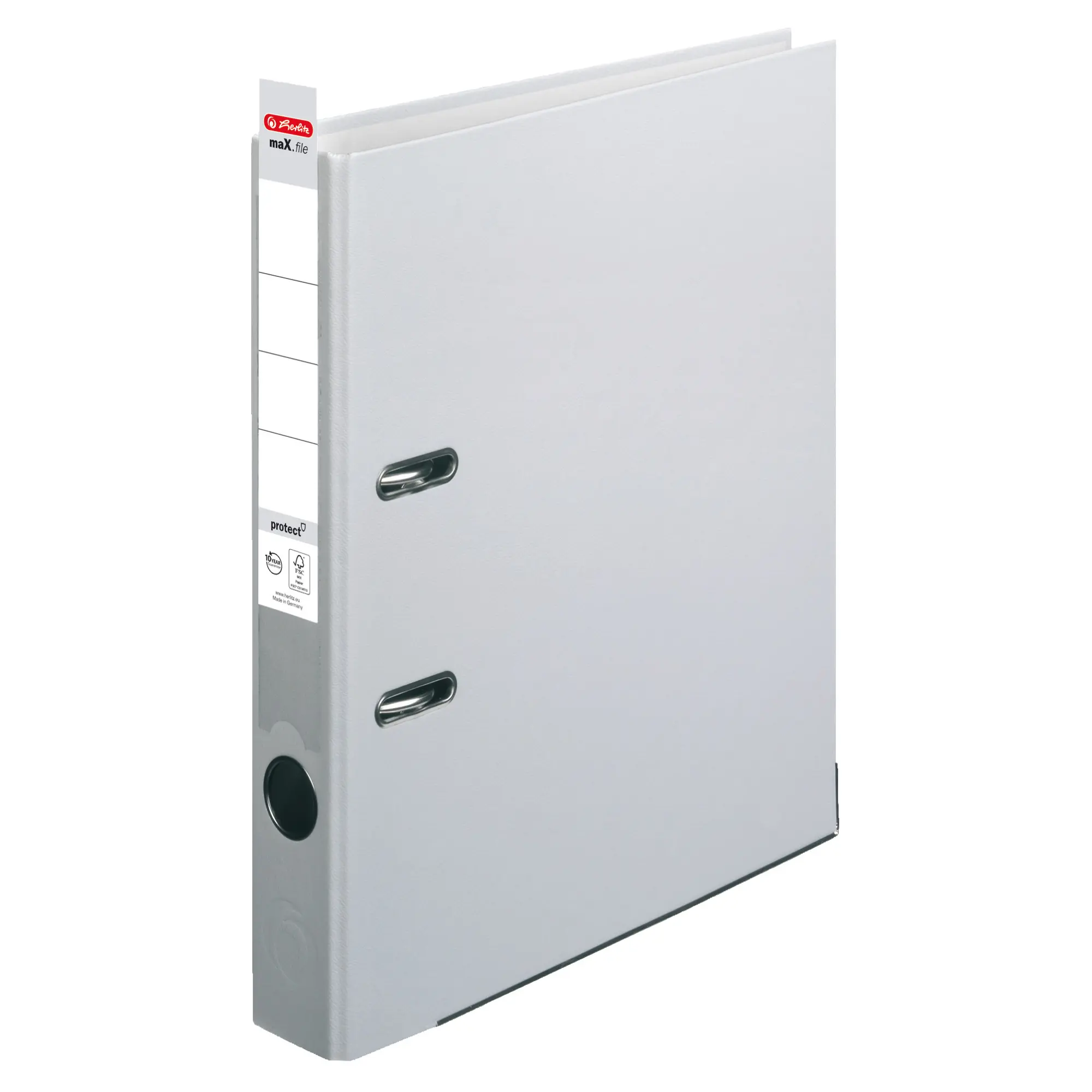 Cover: 4008115450907 | Herlitz Ordner maX.file protect A4 5cm grau | 5450903 | 2021 | herlitz