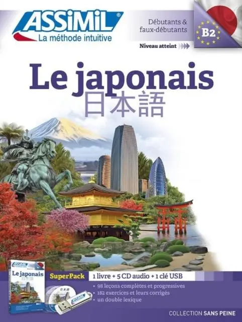 Cover: 9782700580907 | Le Japonais Superpack (Book + 4 CD audio + 1Mp3 USB) | Garnier (u. a.)