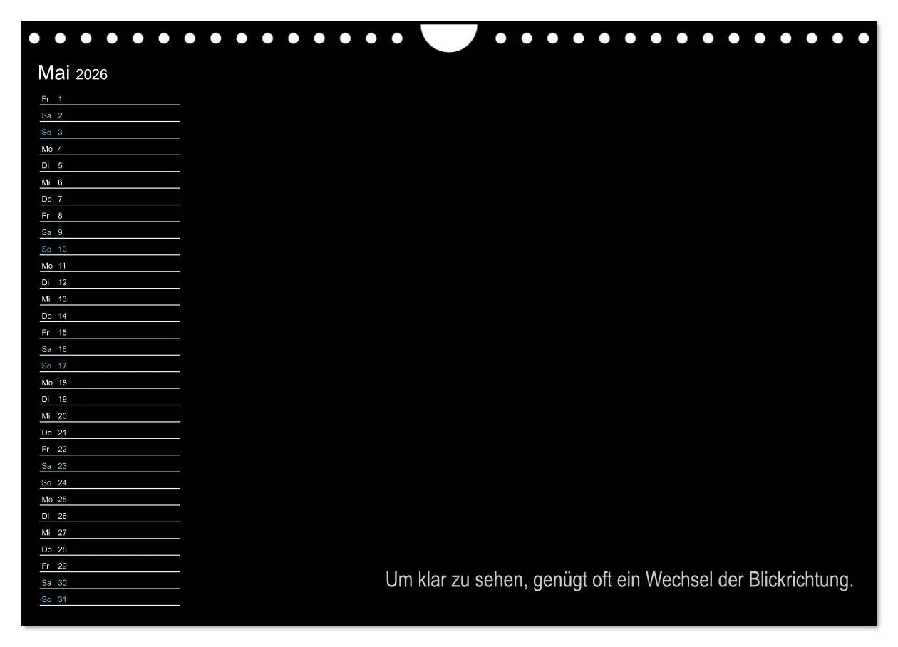 Bild: 9783457320907 | Mein Persönlicher Kalender (Wandkalender 2026 DIN A4 quer),...