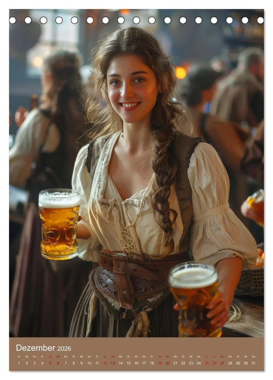 Bild: 9783516270907 | Bier-Liebe Von den Ahnen zu uns (Tischkalender 2026 DIN A5 hoch),...