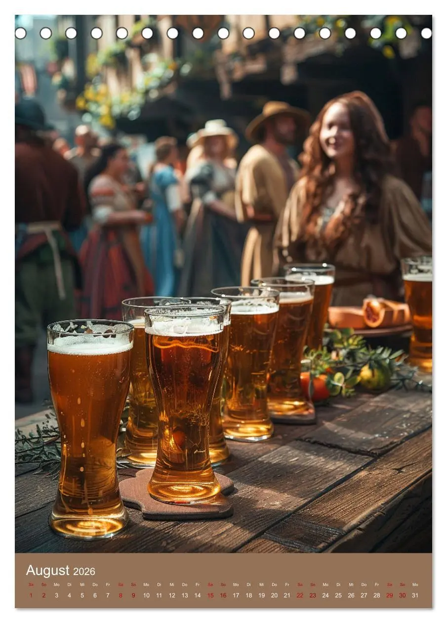 Bild: 9783516270907 | Bier-Liebe Von den Ahnen zu uns (Tischkalender 2026 DIN A5 hoch),...