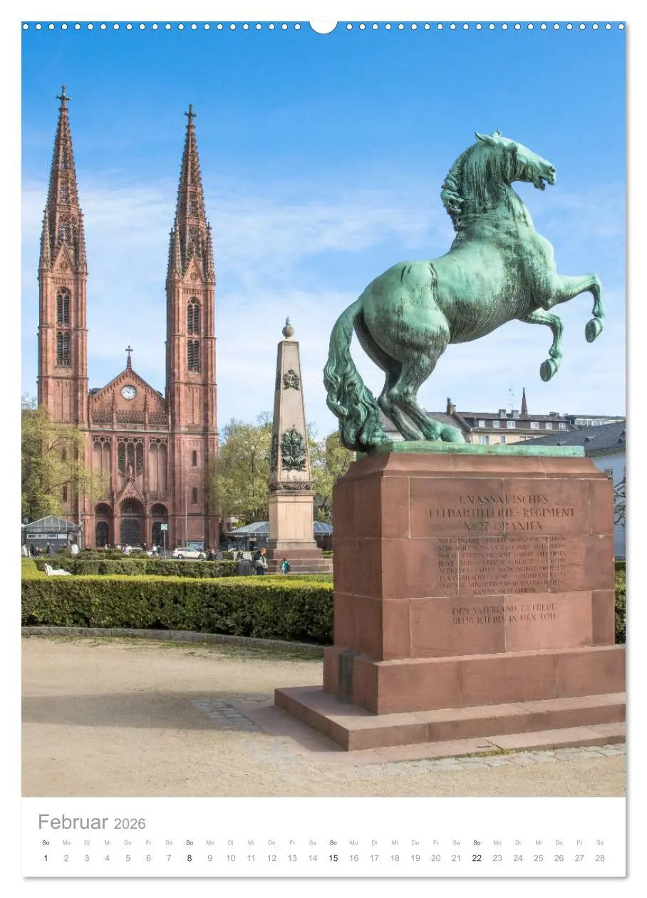 Bild: 9783516410907 | Mein Wiesbaden (Wandkalender 2026 DIN A2 hoch), CALVENDO...