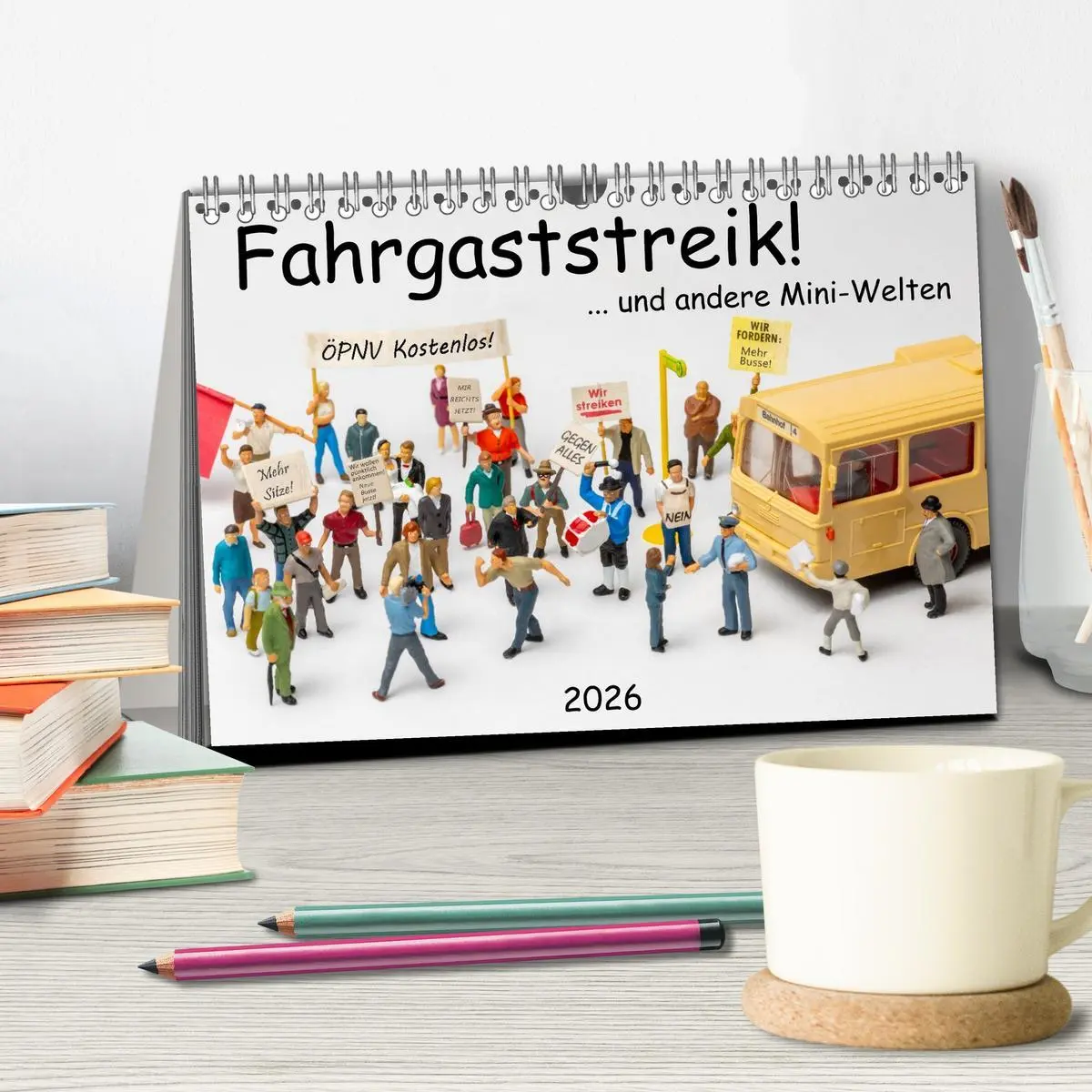 Bild: 9783516650907 | Fahrgaststreik! ... und andere Mini-Welten (Tischkalender 2026 DIN...