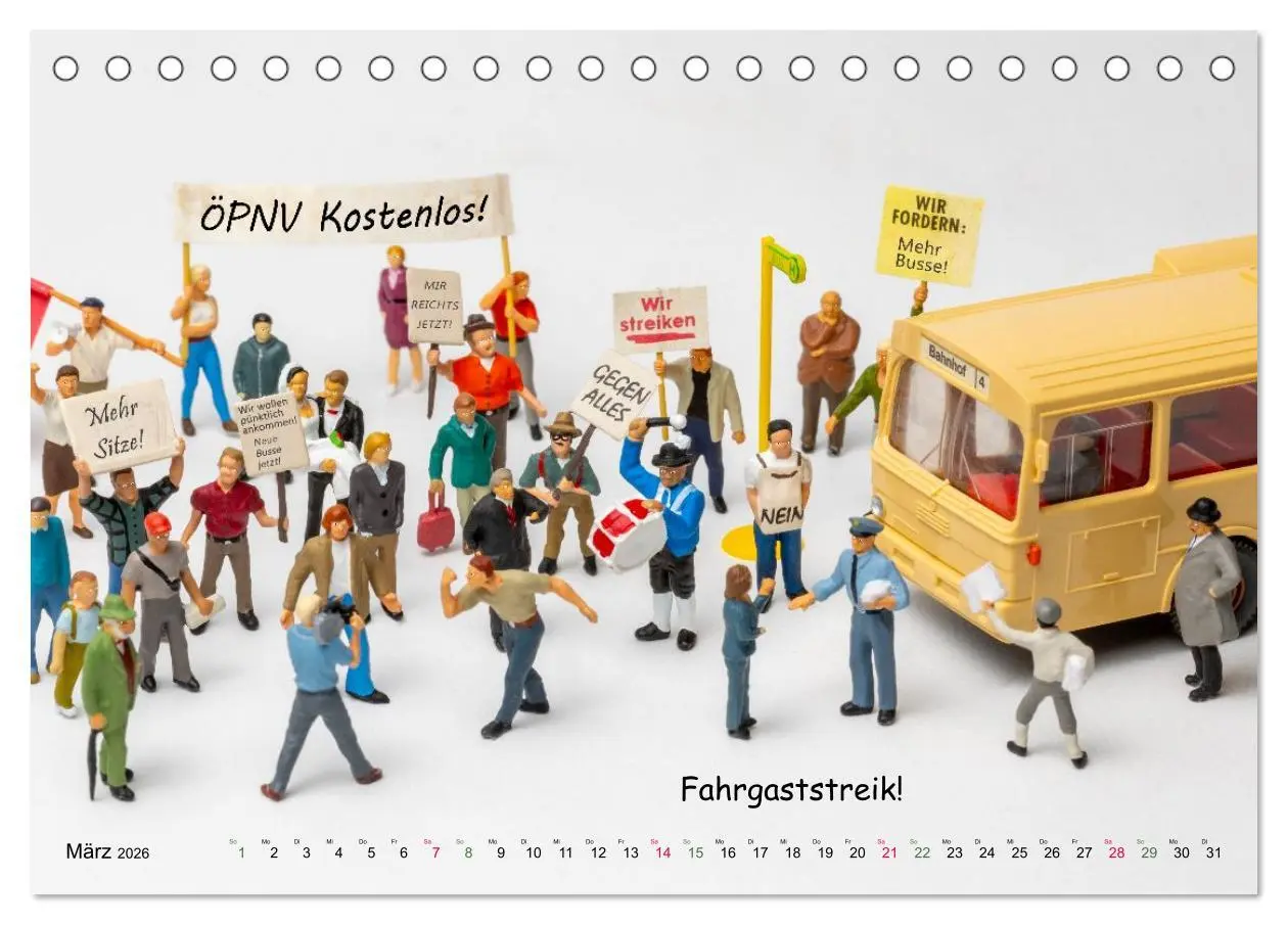 Bild: 9783516650907 | Fahrgaststreik! ... und andere Mini-Welten (Tischkalender 2026 DIN...