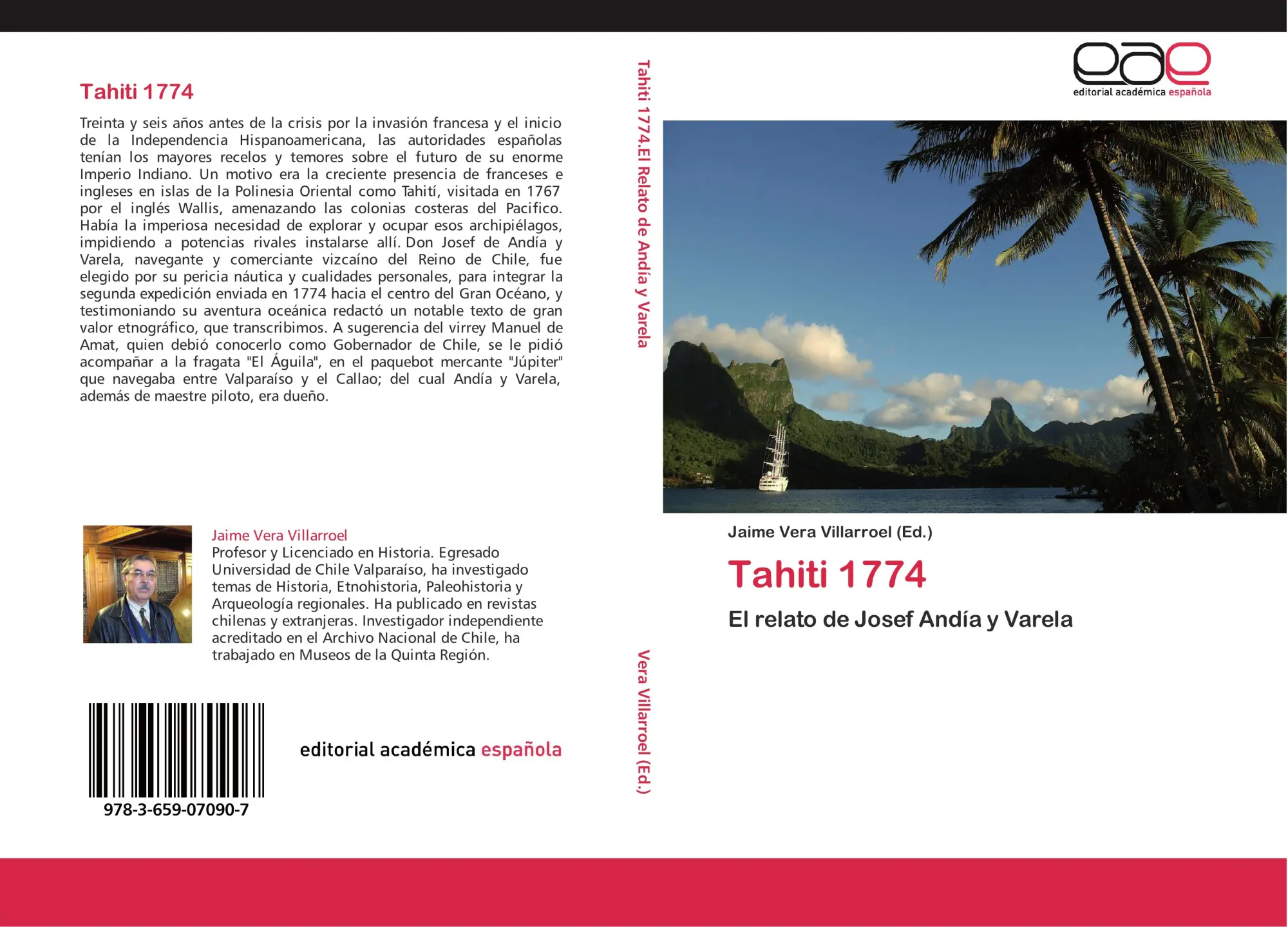 Cover: 9783659070907 | Tahiti 1774 | El relato de Josef Andía y Varela | Villarroel | Buch