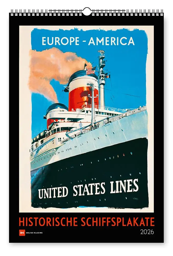 Cover: 9783667130907 | Historische Schiffsplakate 2026 | Kalender | Kalender | 14 S. | 2026