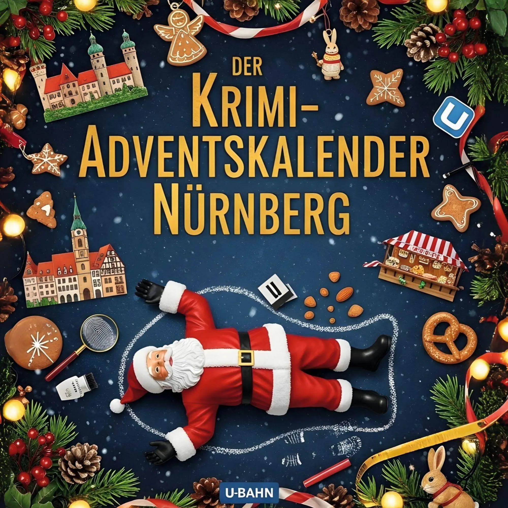 Cover: 9783695300907 | Der Krimi-Adventskalender Nürnberg | Mordsverdächtig in 24 Akten
