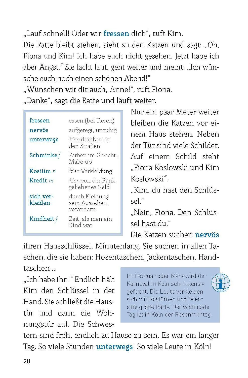 Bild: 9783790100907 | Zwei Katzen in Köln | Deutsch als Fremdsprache (DaF) A1 | Taschenbuch