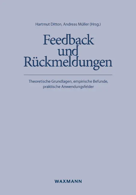 Cover: 9783830930907 | Feedback und Rückmeldungen | Hartmut Ditton (u. a.) | Taschenbuch