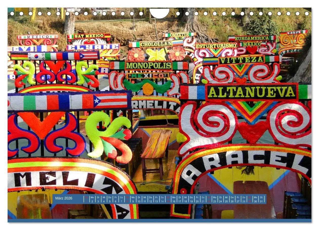 Bild: 9783516161007 | Mexiko - Land der Farben (Wandkalender 2026 DIN A4 quer), CALVENDO...