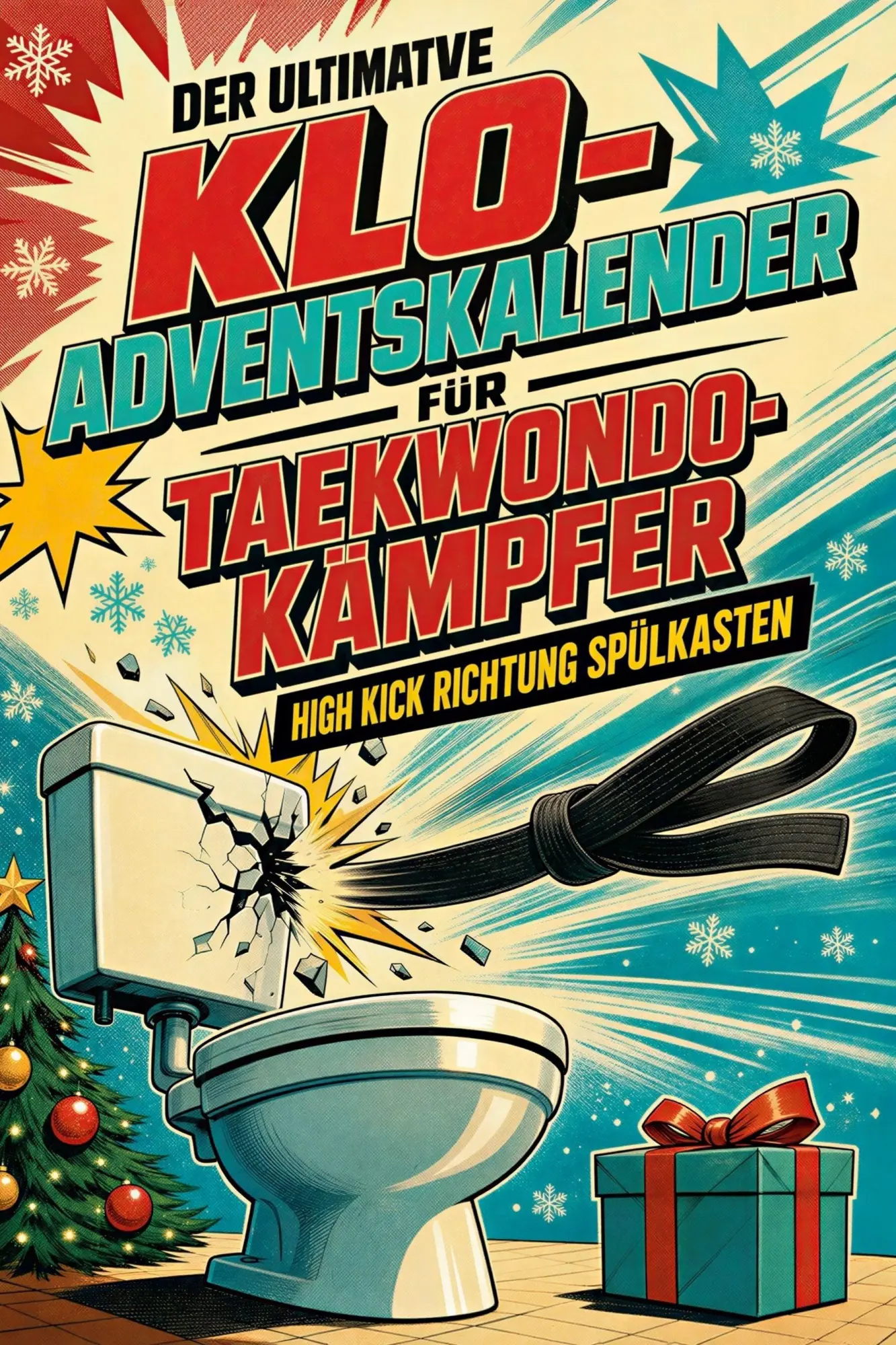Cover: 9783696111007 | Der ultimative Klo-Adventskalender für Taekwondo-Kämpfer | Hoffmann