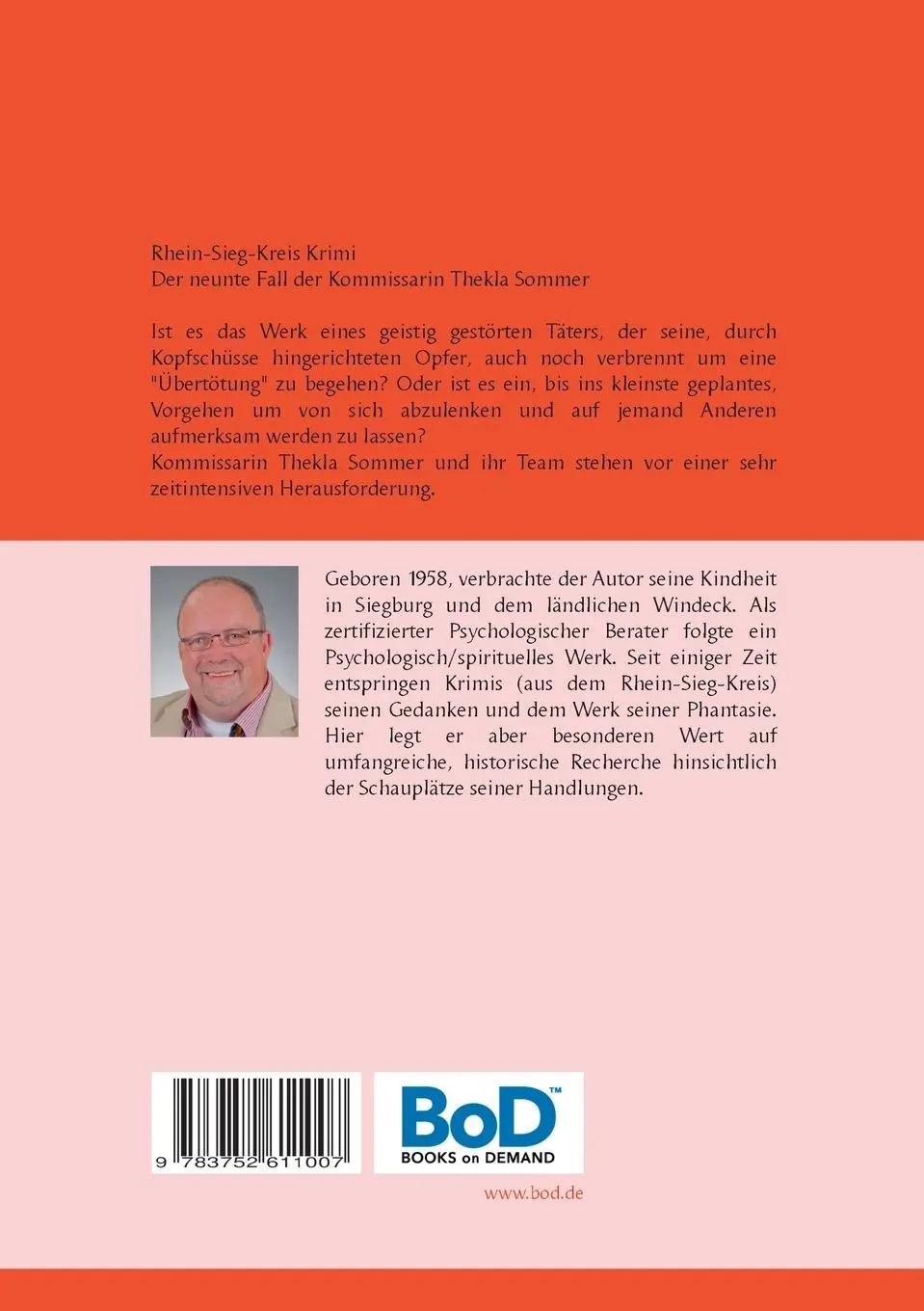 Rückseite: 9783752611007 | Mord in Eitorf | Kersten Wächtler | Taschenbuch | 128 S. | Deutsch