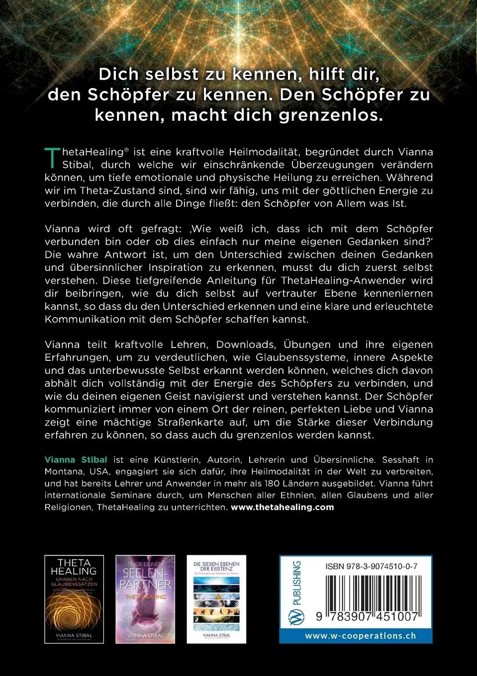 Rückseite: 9783907451007 | ThetaHealing® Du und der Schöpfer | Vianna Stibal | Taschenbuch | 2023