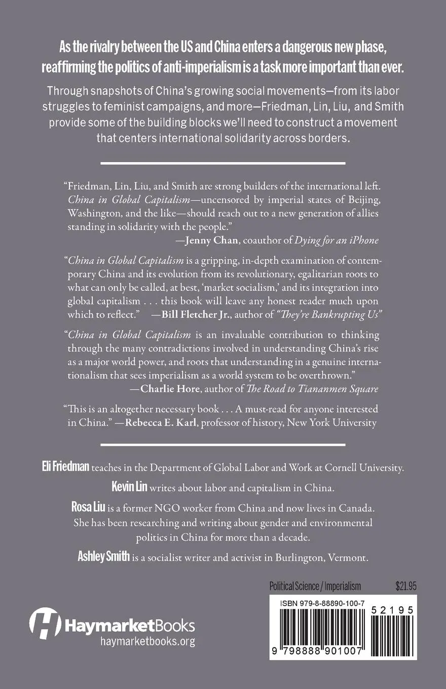 Rückseite: 9798888901007 | China in Global Capitalism | Kevin Lin (u. a.) | Taschenbuch | 2024