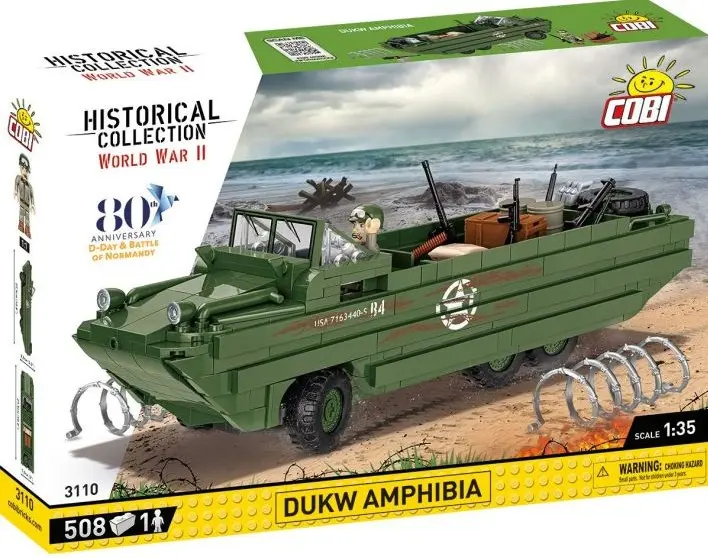 Cover: 5902251031107 | COBI Historical Collection 3110 - DUKW Amphibia, Amphibienfahrzeug,...